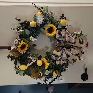 Hand made one of a kind wreath